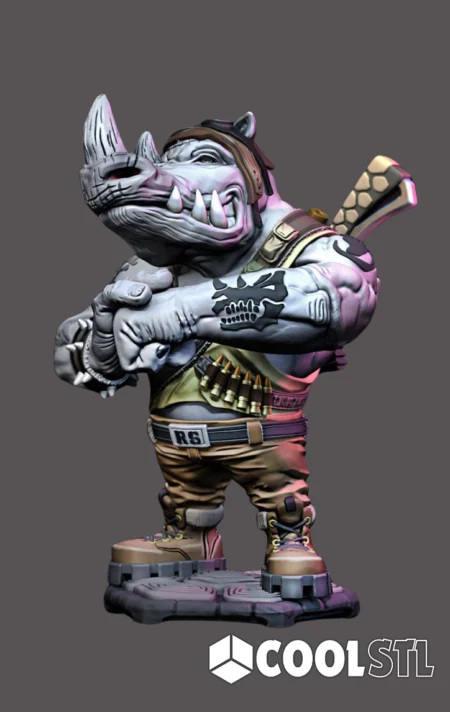 Rocksteady Fanart Cool STL