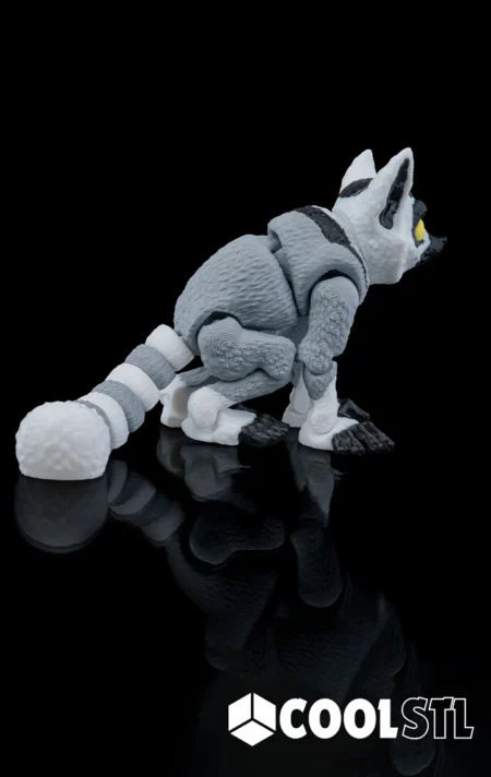 Bouncy Lemur STL & 3MF