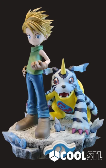 Matt and Gabumon – Digimon Cool STL