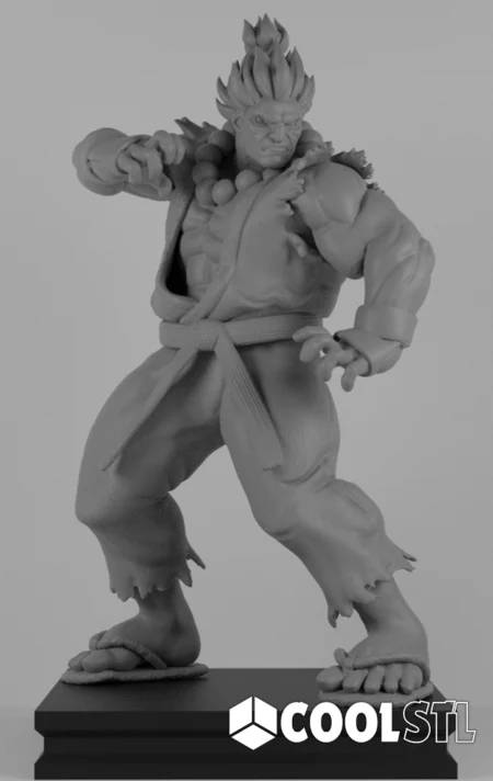 Akuma 3D Printing Figurine Street Fighter STL Files