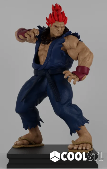 Akuma 3D Printing Figurine Street Fighter STL Files