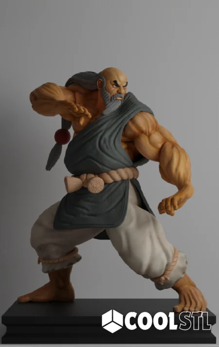 Gouken 3D Printing Figurine Street Fighter STL Files