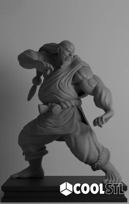 Gouken 3D Printing Figurine Street Fighter STL Files