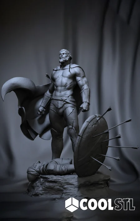 Leonidas STL 300 The Movie 3D Printing Figurine