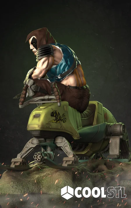 Zartan STL G.I. Joe Master of Disguise 3D Printable Model