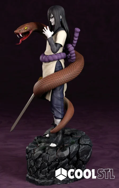 Orochimaru STL – Naruto-Inspired 3D Printable Figure
