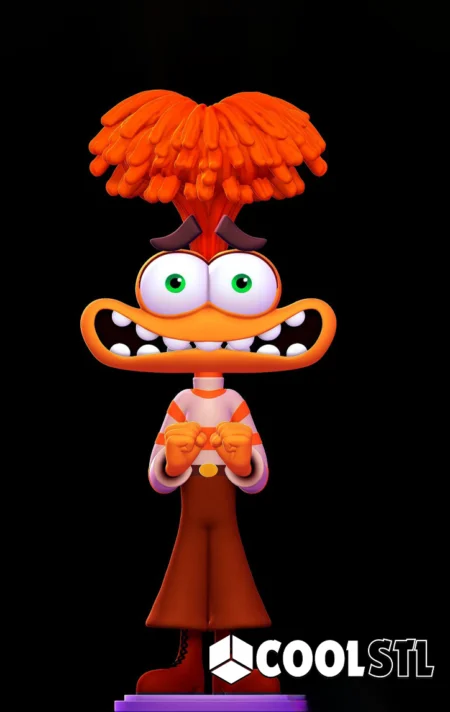 Anxiety STL – 3D Printable Figurine from Inside Out 2