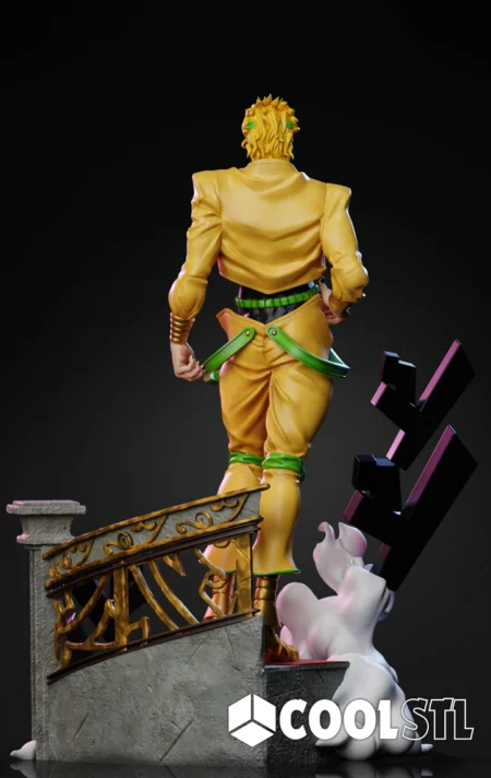 Dio Brando on Stair Sculptures 3D Printing