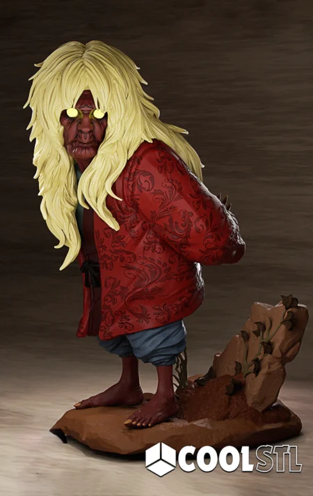 Turbo Granny STL – Dandadan 3D Printable Figurine