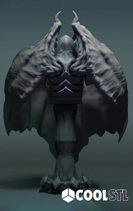 Lucifer Dreadlord STL – 3D Printable Demonic Warlord Fantasy Figure