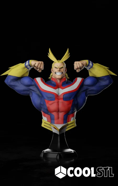 All Might STL – 3D Printable