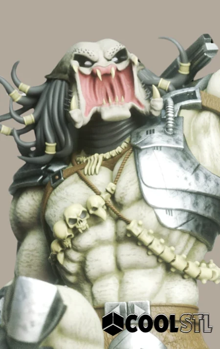 Predator Killing Skull 3D Printing Figurine