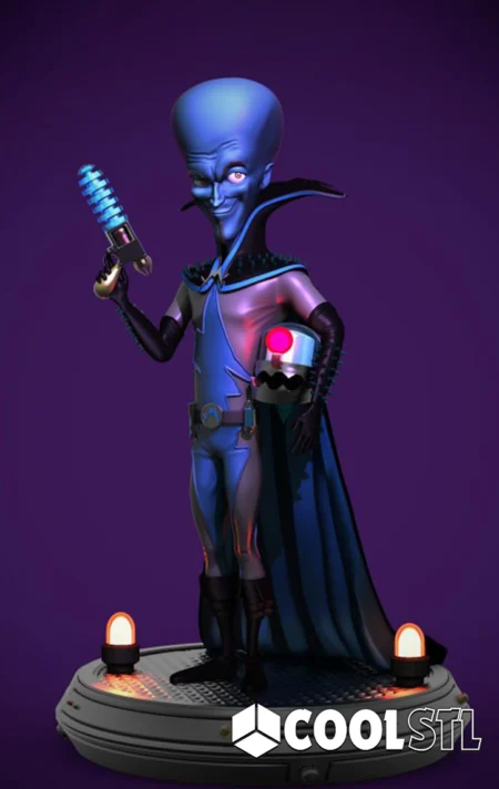 Megamind Fanart STL – 3D Printable