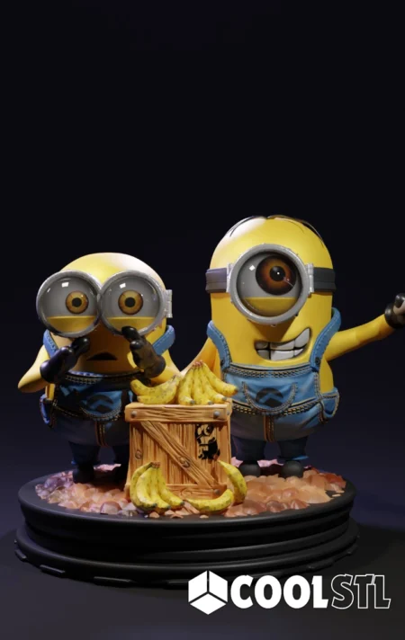 Minions Diorama STL – 3D Printable