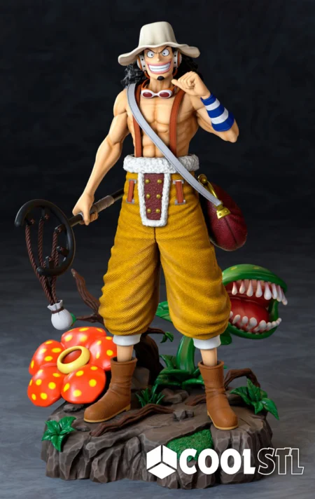 Usopp STL – 3D Printable One Piece Fanart Figure