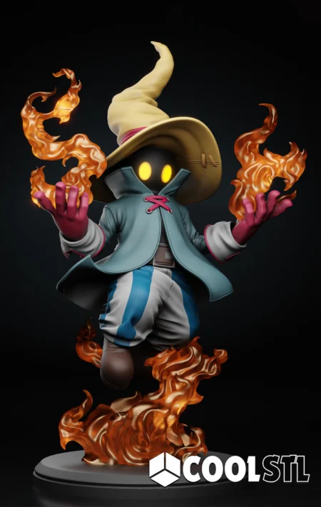 Vivi Ornitier STL – 3D Printable Black Mage Fan Art Figure