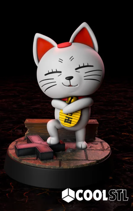 Turbo Granny STL – High-Speed Horror Action 3D Model