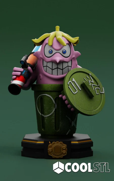 Garbagemon STL – Digimon 3D Printable Figurine