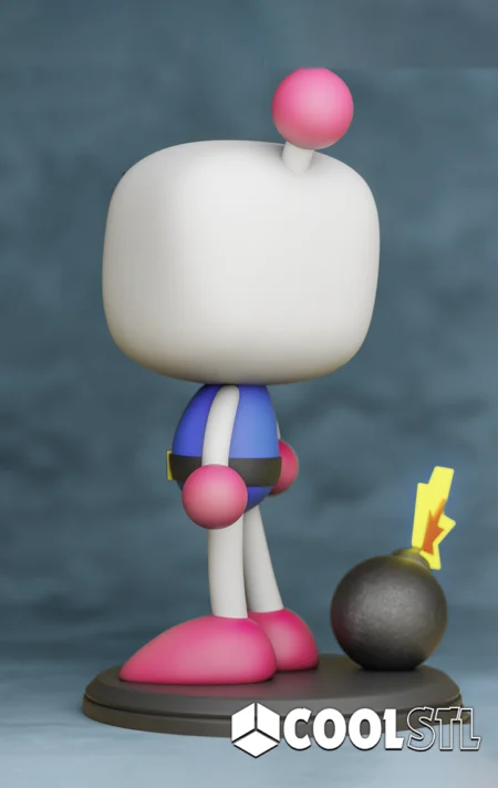 Bomberman STL – 3D Printable Retro Game Figure