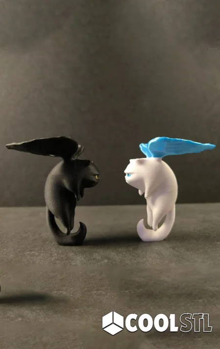 Grumpy Cat Angel STL – 3D Printable Meme Tribute Figure