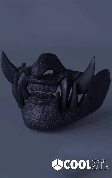 Demon Mask STL – 3D Printable