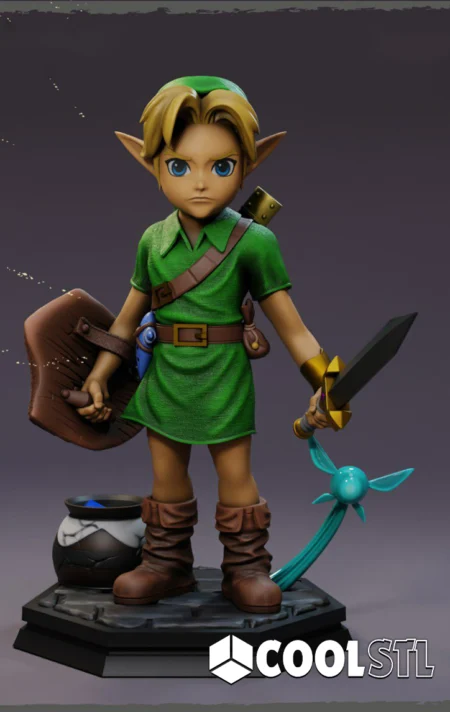 Young Link – The Legend of Zelda STL – 3D Printable