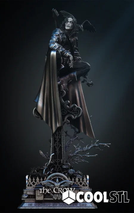 The Crow on Cross STL – 3D Printable