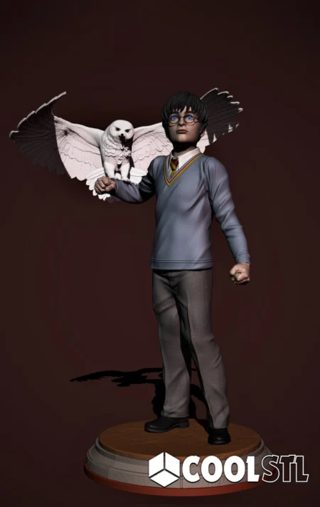 Harry Potter and Hedwig STL – 3D Printable