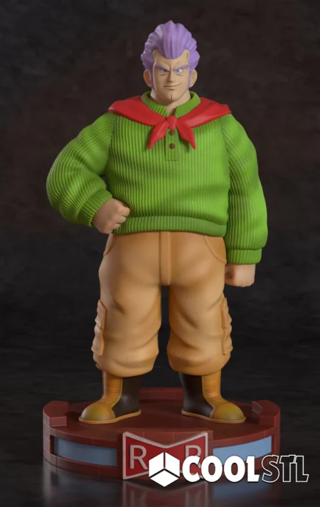General White STL – 3D Printable Dragon Ball Villain Figure