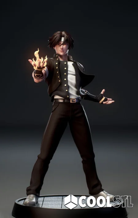 Kyo Kusanagi STL – 3D Printable King of Fighters Figure
