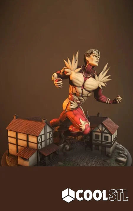 Reiner Armored Titan STL – 3D Printable Attack on Titan Figure