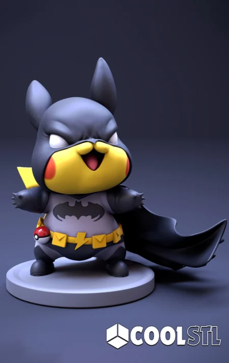 Pikachu Batman STL – 3D Printable