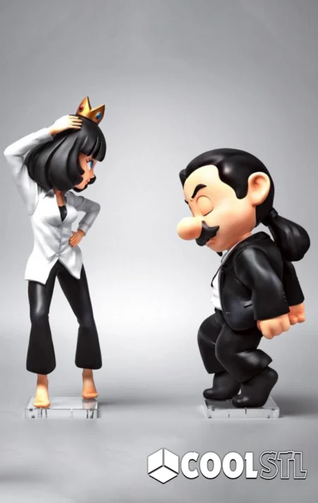 Mario Peach Pulp Fiction STL – 3D Printable