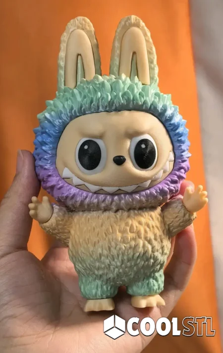 Labubu Rotating Eyes STL – 3D Printable