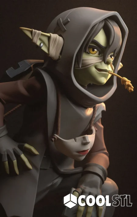 Nott Revvetha from Mighty Nein STL File- 3D Printable (Digital Download)