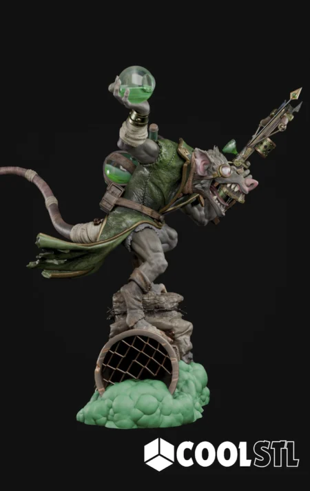 Twitch LOL The Plague Rat STL File- 3D Printable