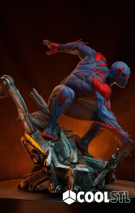 Spiderman 2099 STL File- 3D Printable (Digital Download)