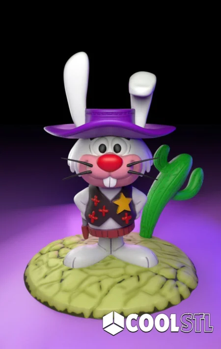Ricochet Rabbit STL File- 3D Printable (Digital Download)