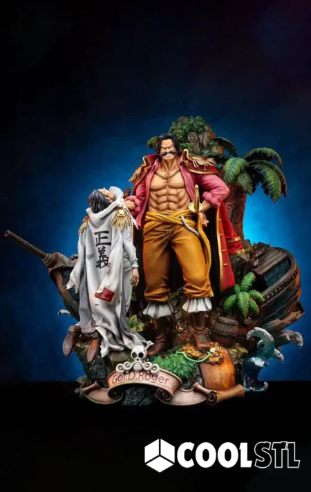 Gol D Roger STL File- 3D Printable (Digital Download)