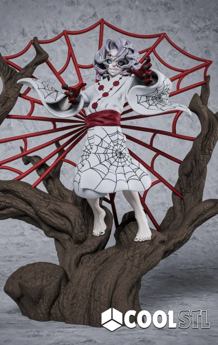 Demon Slayer Rui Girl STL File- 3D Printable (Digital Download)