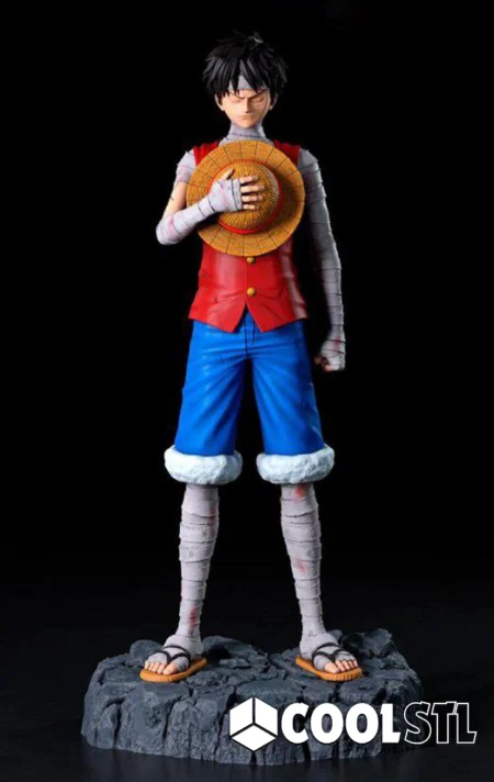 Luffy Tribute to Ace Sculptures STL File- 3D Printable