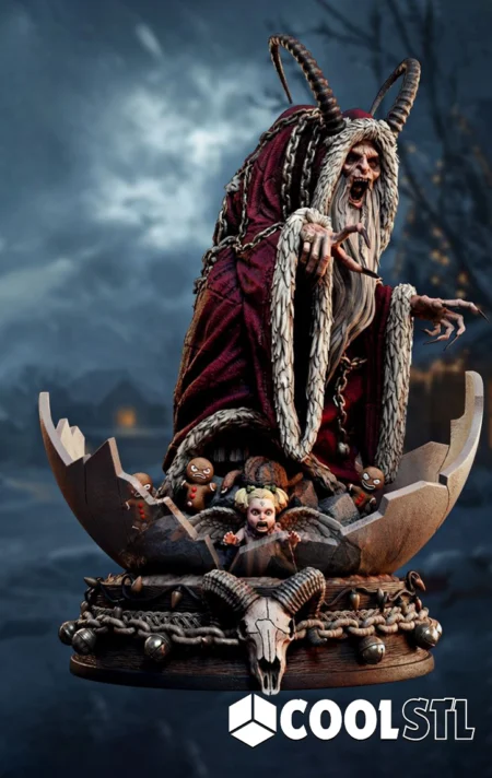 Krampus STL File- 3D Printable (Digital Download)