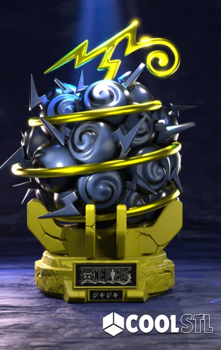 Jiki Jiki no Mi STL File- 3D Printable (Digital Download)