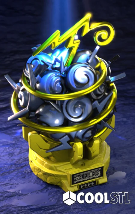 Jiki Jiki no Mi STL File- 3D Printable (Digital Download)