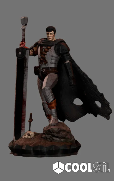 Guts - Berserk Fanart Cool STL