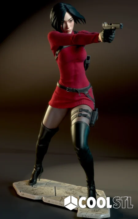 Ada Wong Red Suit Cool STL