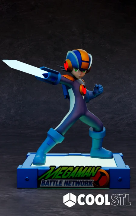 Mega Man Cool STL