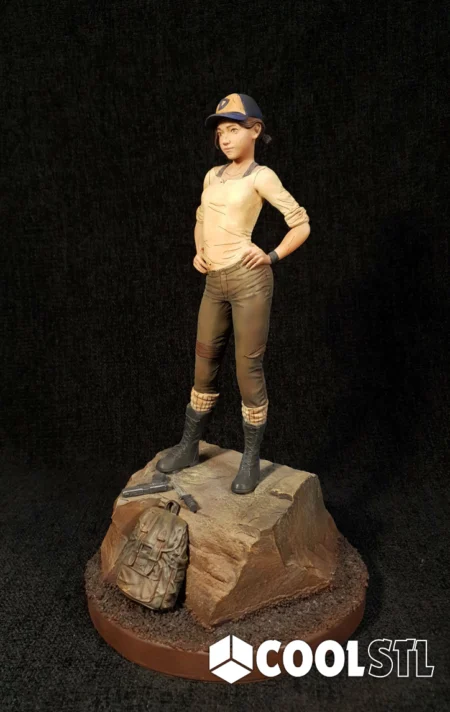 Clementine Telltale Walking Dead Cool STL