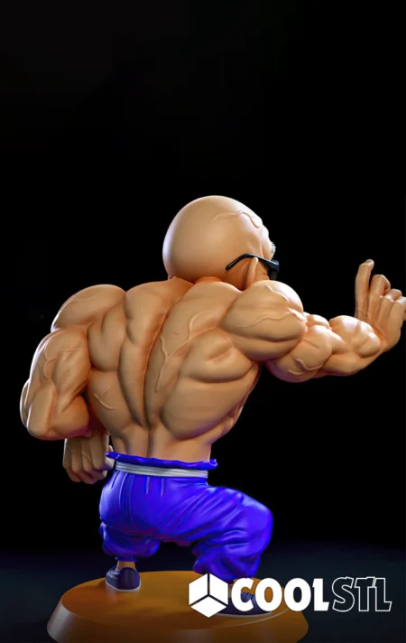 Master Roshi Blue Muscle – Dragon Ball Cool STL