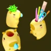 Cute Capybara Pen Holder Cool STL